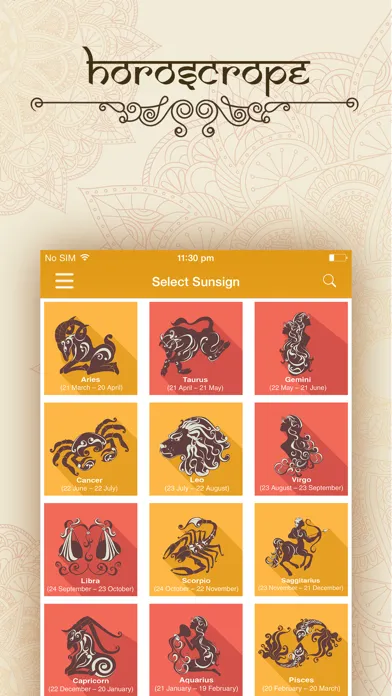 Captures d'écran de Hindu Calendar.