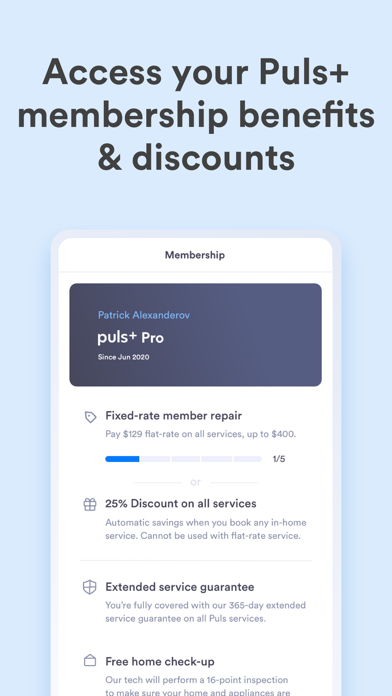 Puls - Home Services スクリーンショット