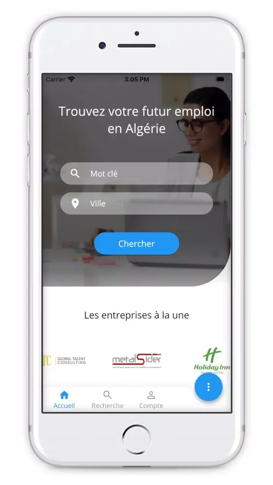 Ảnh chụp màn hình của Emploitic