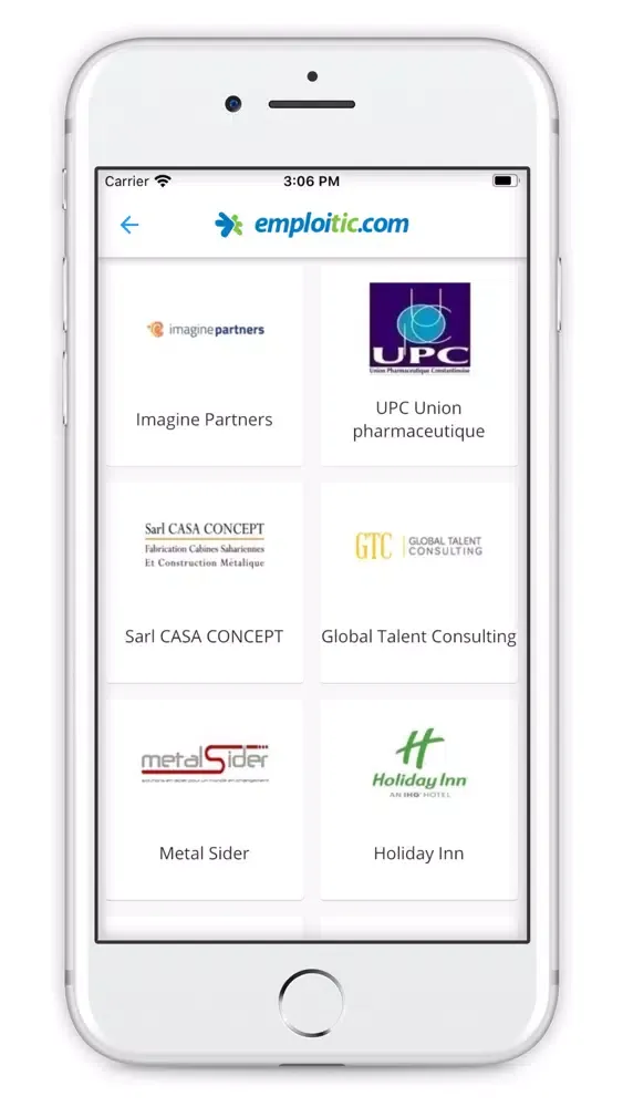 Ảnh chụp màn hình của Emploitic