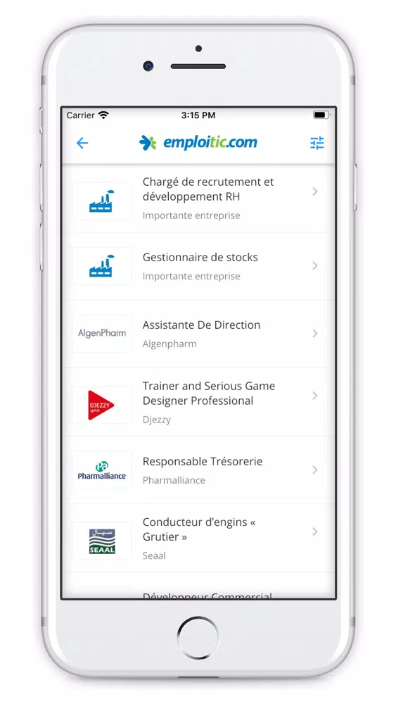 Captures d'écran de Emploitic