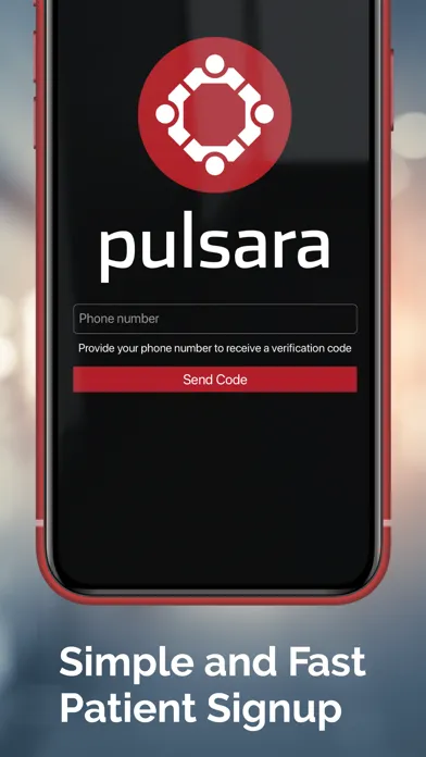 Capturas de pantalla de Pulsara Patient
