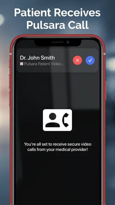 Capturas de pantalla de Pulsara Patient