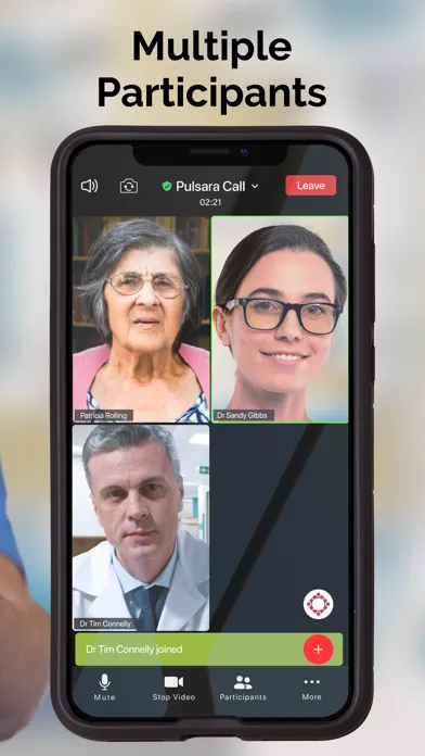 Capturas de pantalla de Pulsara Patient