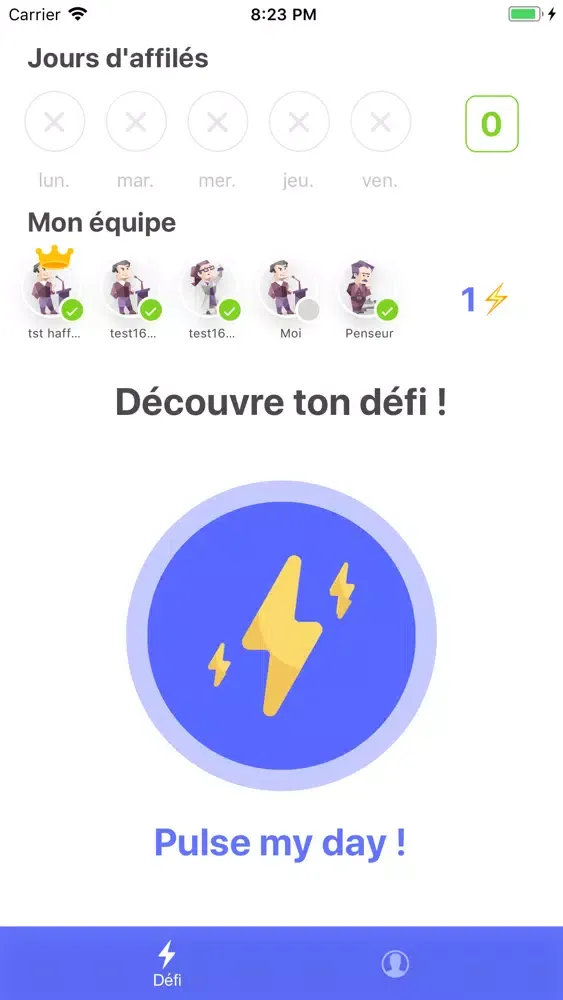 Captures d'écran de Pulse Manager