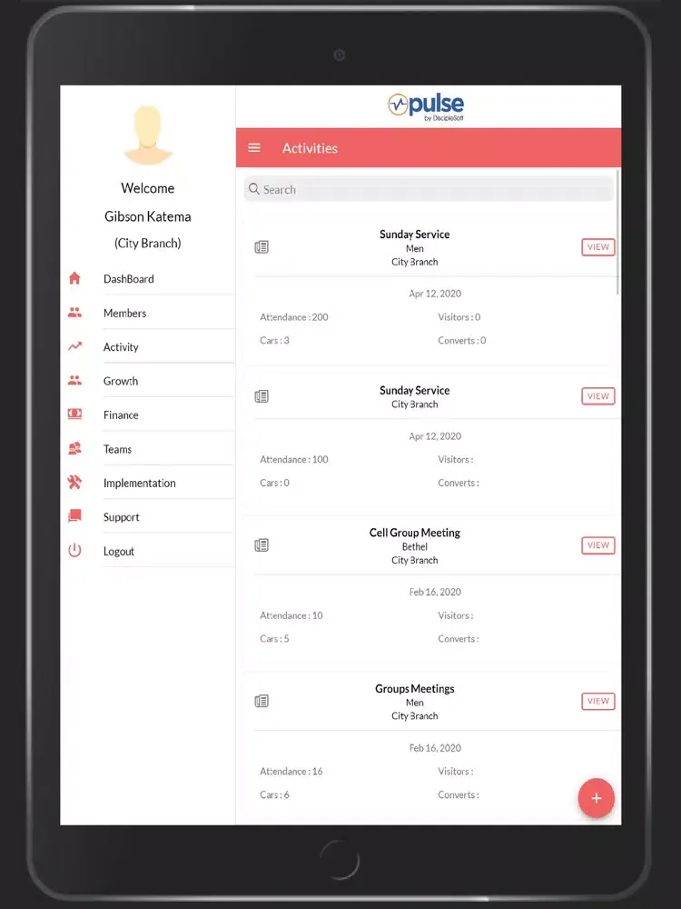 ITC Pulse iPad  Ekran Görüntüleri
