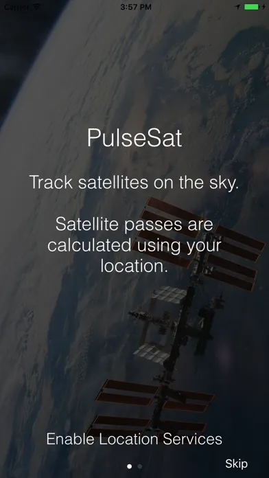 PulseSat Satellite Tracker Screenshots