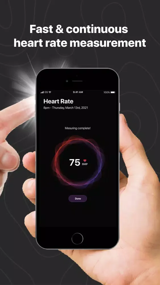 Screenshot di Pulse rate: Heart rate monitor