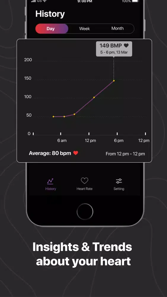 Screenshot di Pulse rate: Heart rate monitor