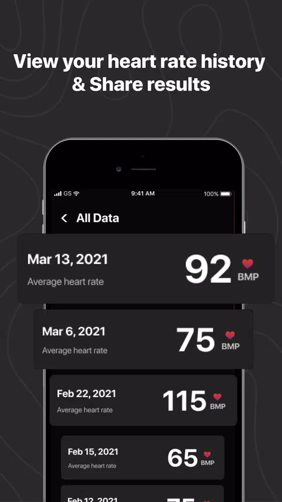 Screenshot di Pulse rate: Heart rate monitor