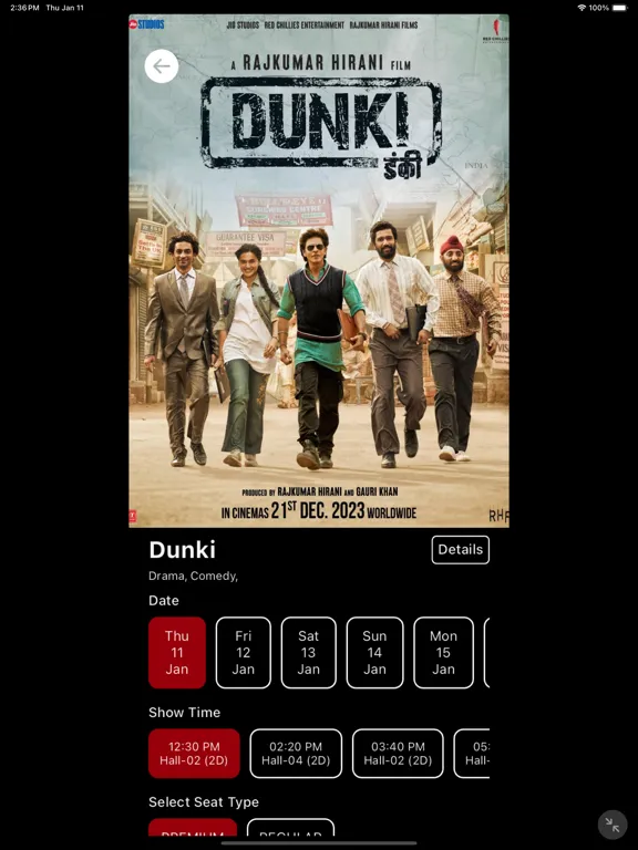 Zrzuty ekranu Lion Cinema iPad 