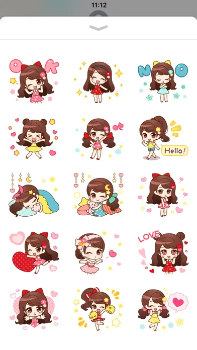 Dahlia Sticker স্ক্রিনশট