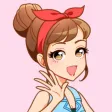 Fashionable Girls Sticker