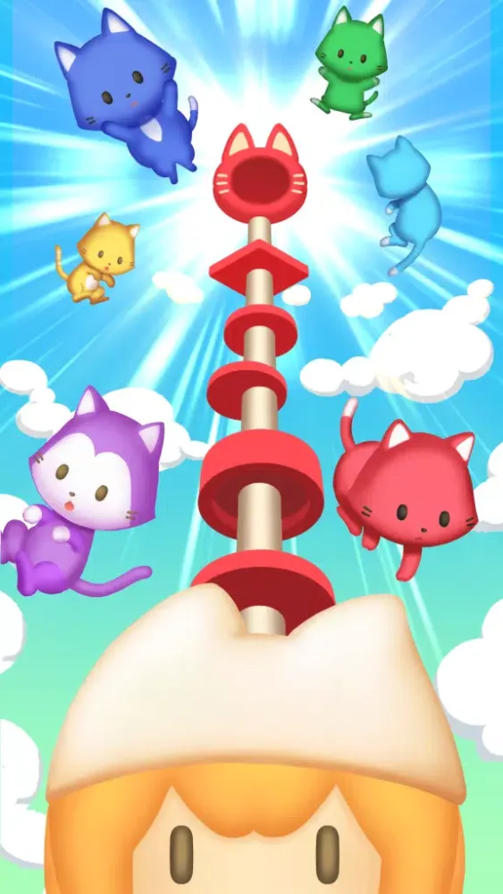 Cat Puzzle -Stray Cat Towers- Screenshots