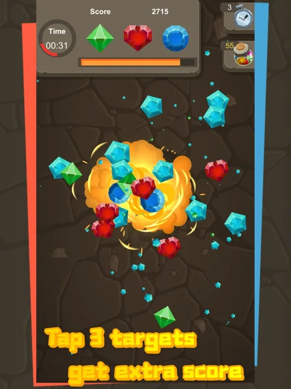 Gem Burst iPad  स्क्रीनशॉट