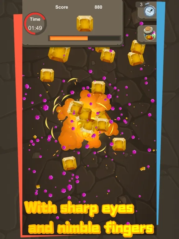 Gem Burst iPad  स्क्रीनशॉट