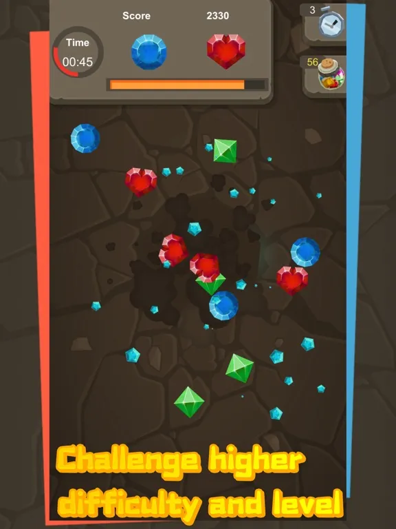 Gem Burst iPad  स्क्रीनशॉट