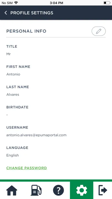 Capturas de tela do ePuma Portal