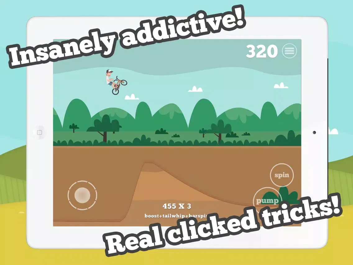 Capturas de tela do Pumped: BMX iPad 