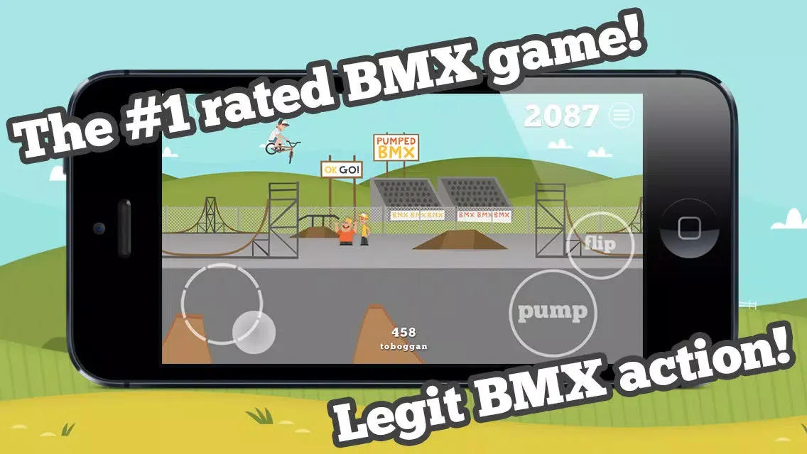 Capturas de tela do Pumped: BMX