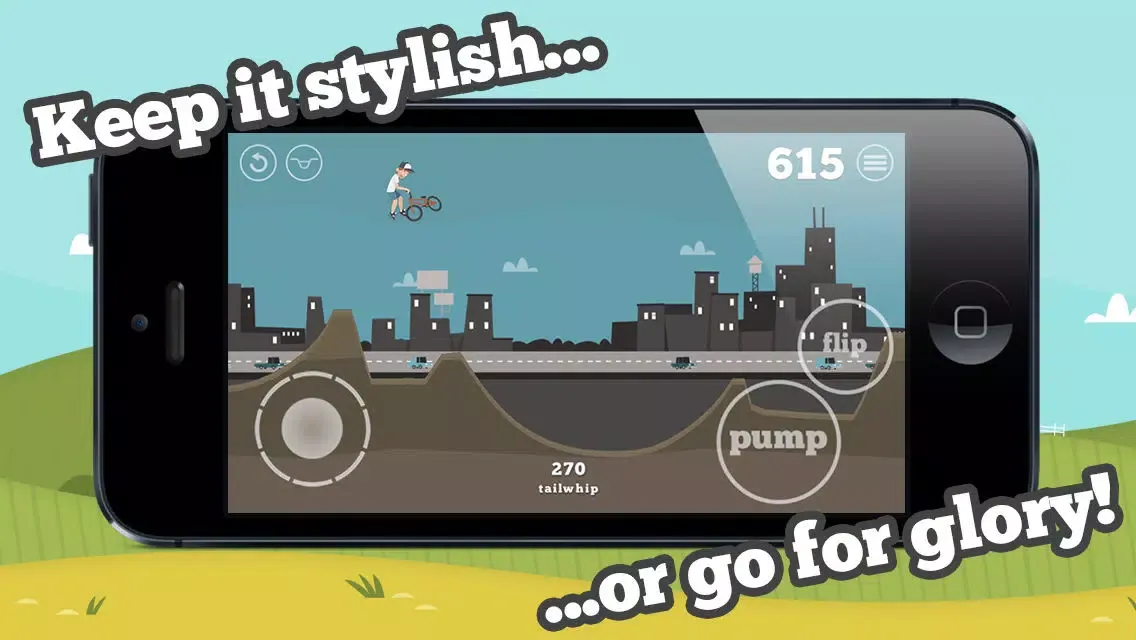 Capturas de tela do Pumped: BMX