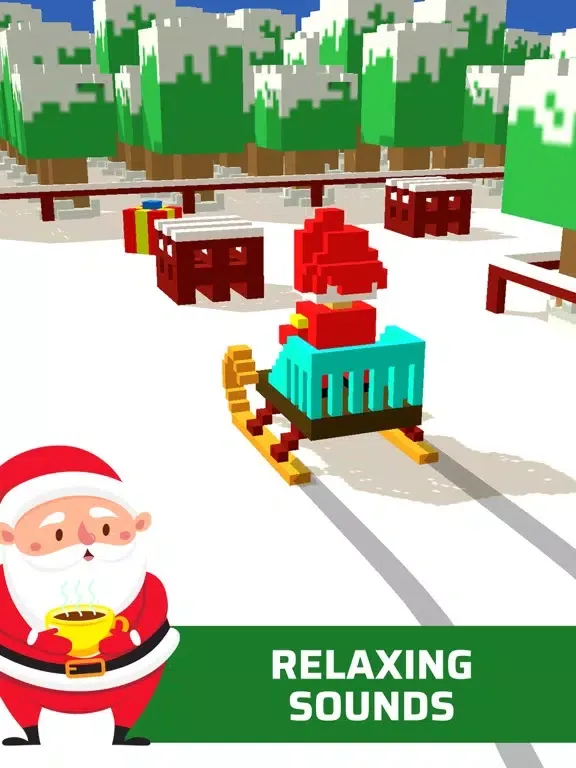 ภาพหน้าจอของ Sliding Santa Ride iPad 