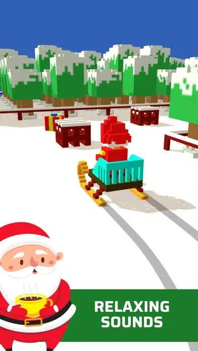 ภาพหน้าจอของ Sliding Santa Ride