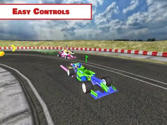Tangkapan layar Formula 3d Racing Drive iPad 