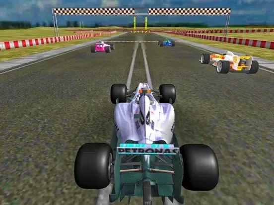 Tangkapan layar Formula 3d Racing Drive iPad 