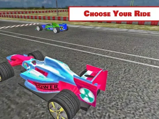 Tangkapan layar Formula 3d Racing Drive iPad 