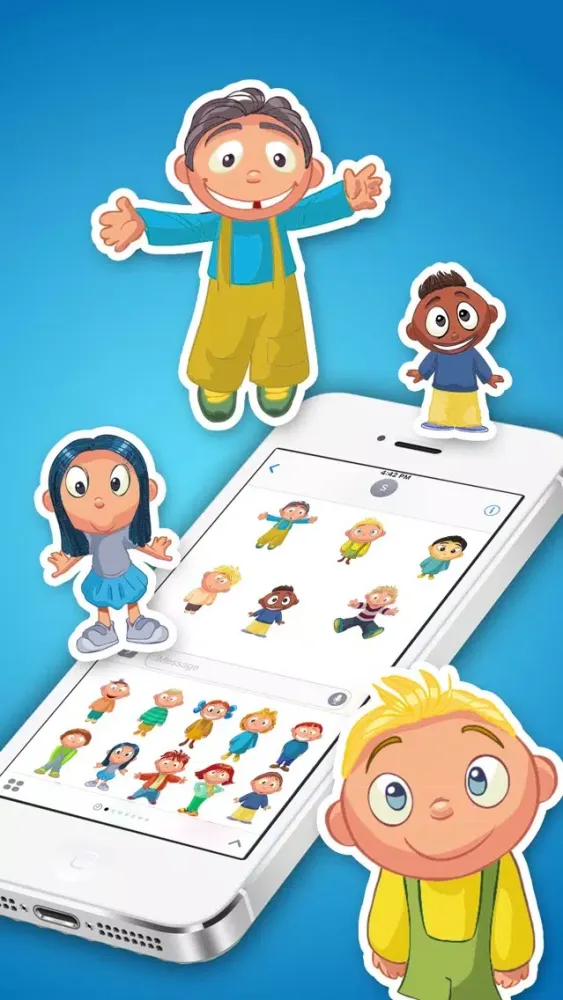 Casual Baby Expressions Stickers سکرین شاٹس