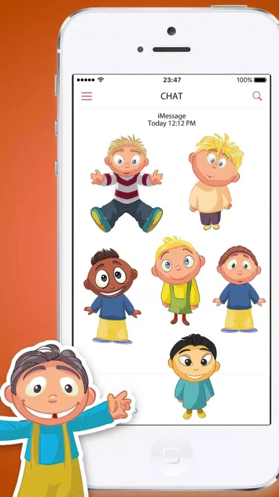 Casual Baby Expressions Stickers سکرین شاٹس