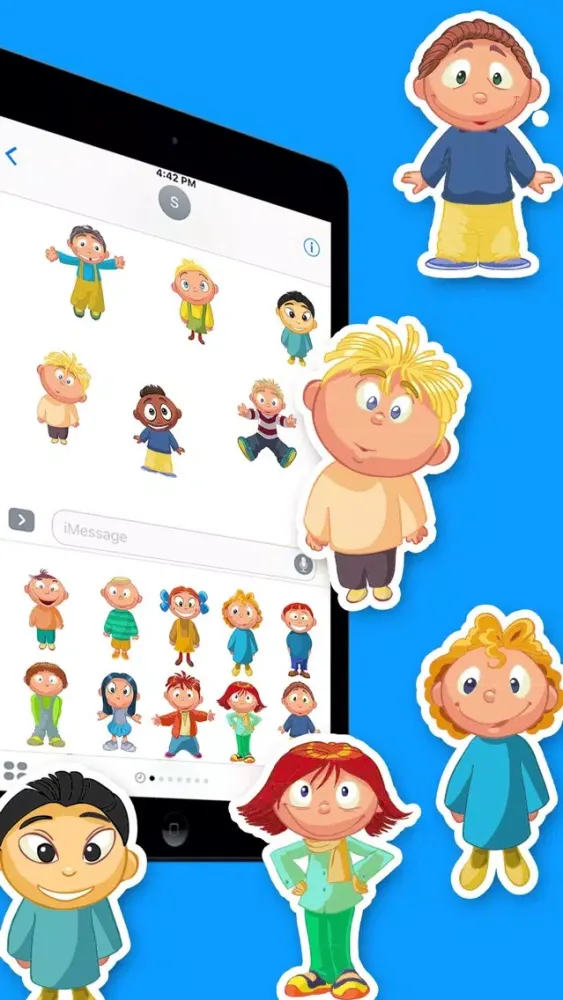 Casual Baby Expressions Stickers سکرین شاٹس