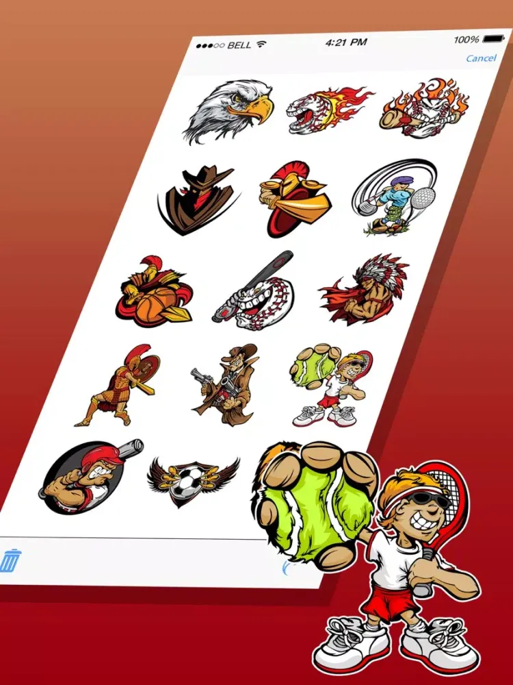 Crazy Game Avatars Stickers iPad  Ekran Görüntüleri