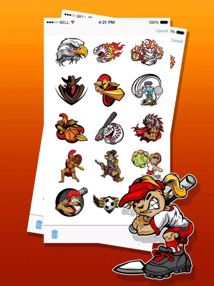 Crazy Game Avatars Stickers iPad  Ekran Görüntüleri