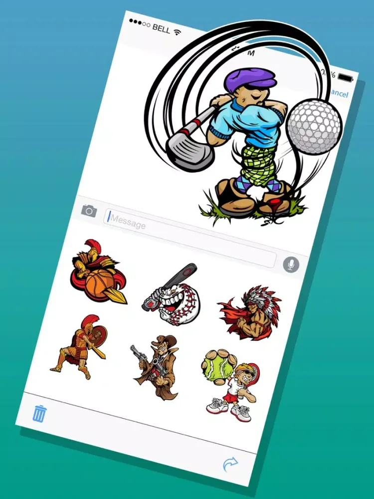 Crazy Game Avatars Stickers iPad  Ekran Görüntüleri