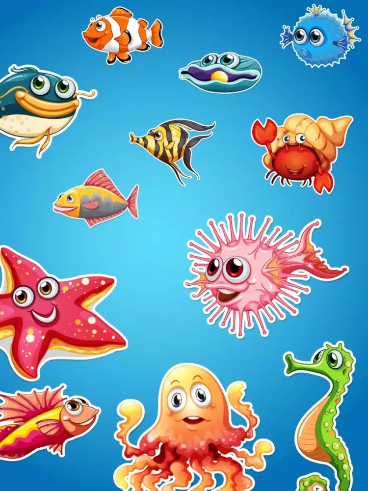 Capturas de pantalla de Fish Stickers Pro iPad 