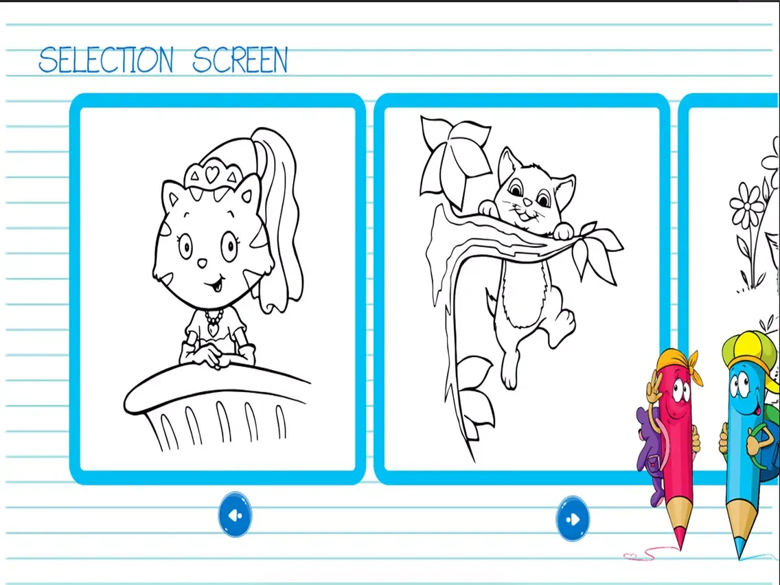 Capturas de pantalla de Pets Coloring Book iPad 
