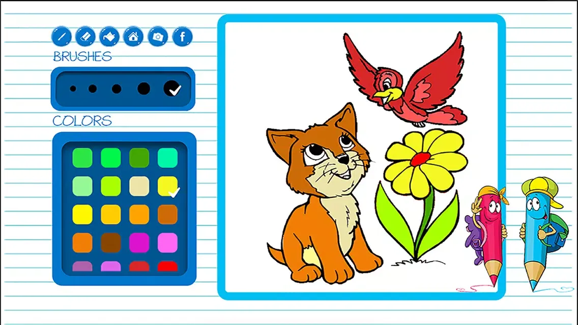 Capturas de pantalla de Pets Coloring Book
