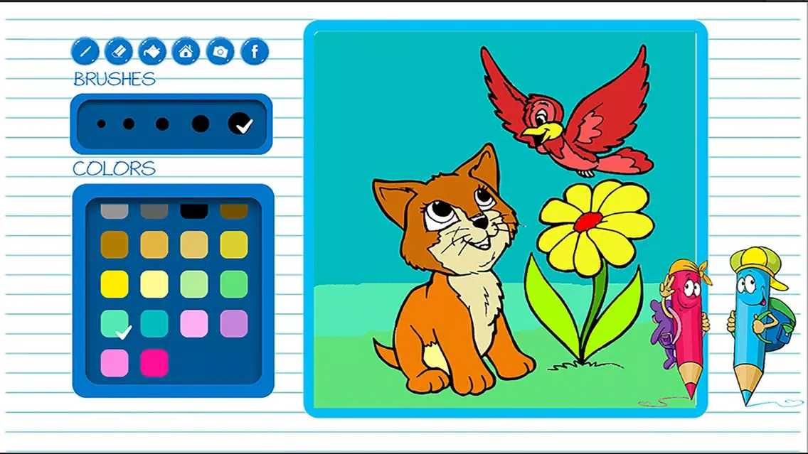 Capturas de pantalla de Pets Coloring Book
