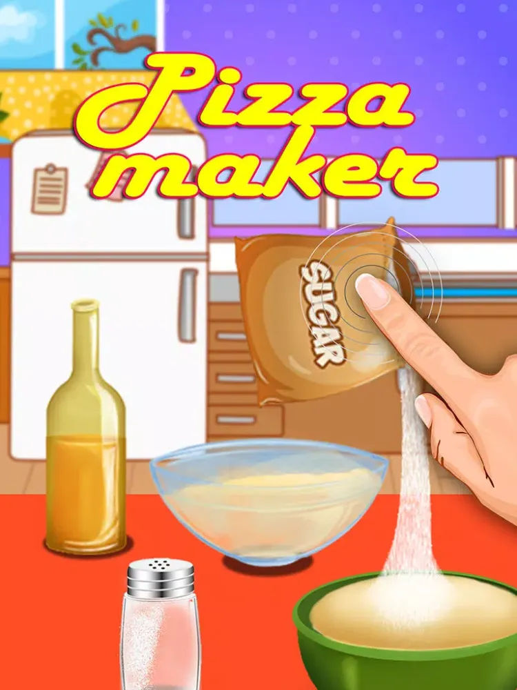 ภาพหน้าจอของ Pizza Maker Chef Mania iPad 