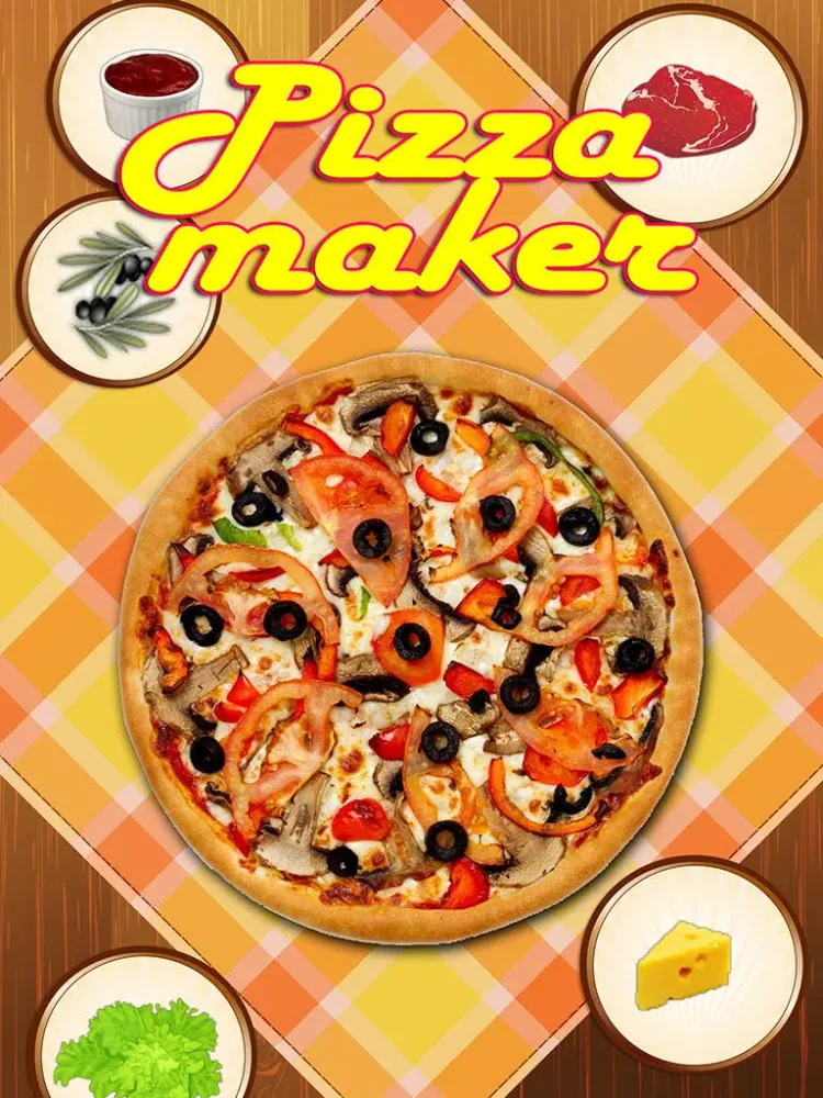 ภาพหน้าจอของ Pizza Maker Chef Mania iPad 
