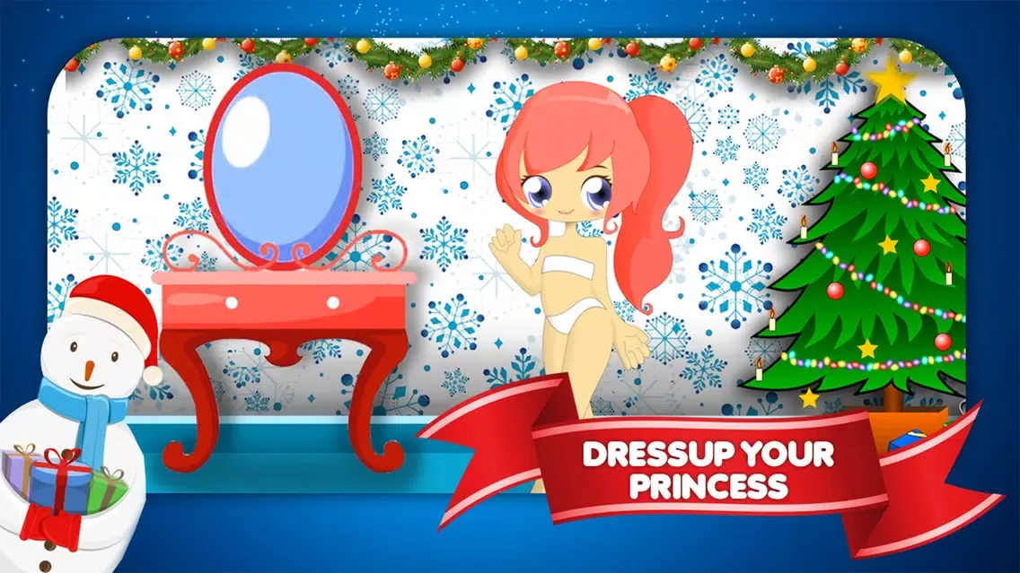 Princess Dress up on Christmas Ekran Görüntüleri