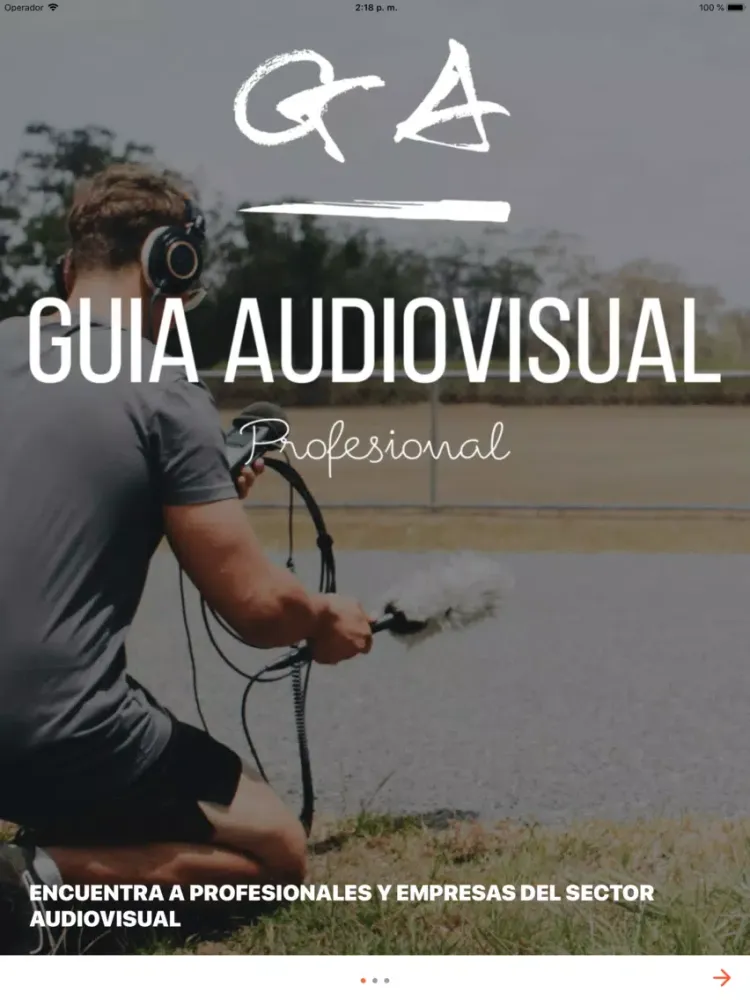 Capturas de pantalla de Guía profesional audiovisual iPad 