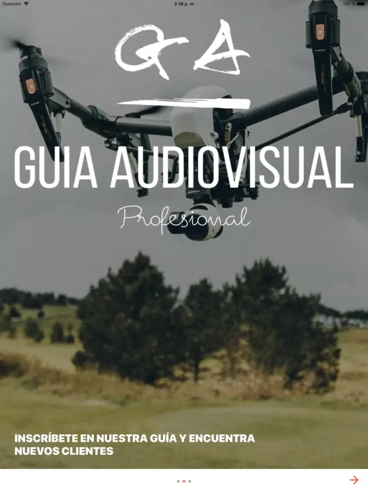Capturas de pantalla de Guía profesional audiovisual iPad 