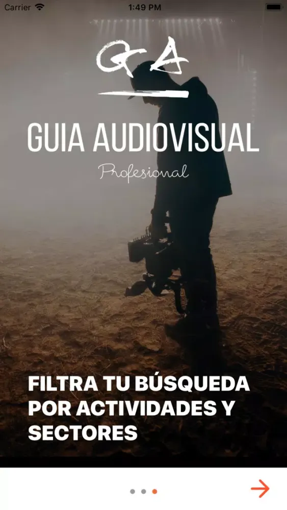 Capturas de pantalla de Guía profesional audiovisual