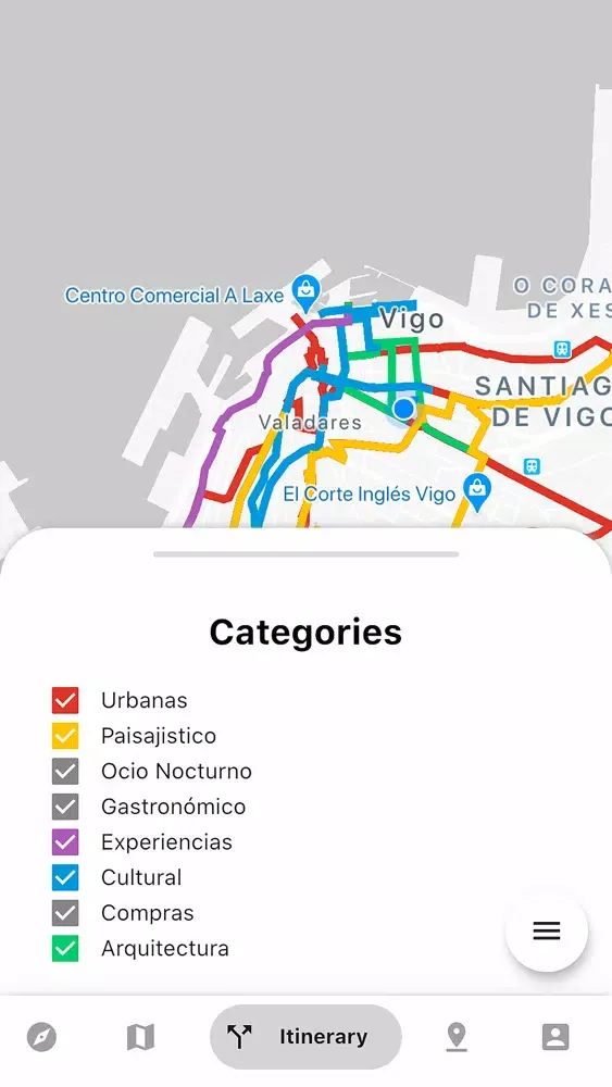 ภาพหน้าจอของ Metrominuto Vigo