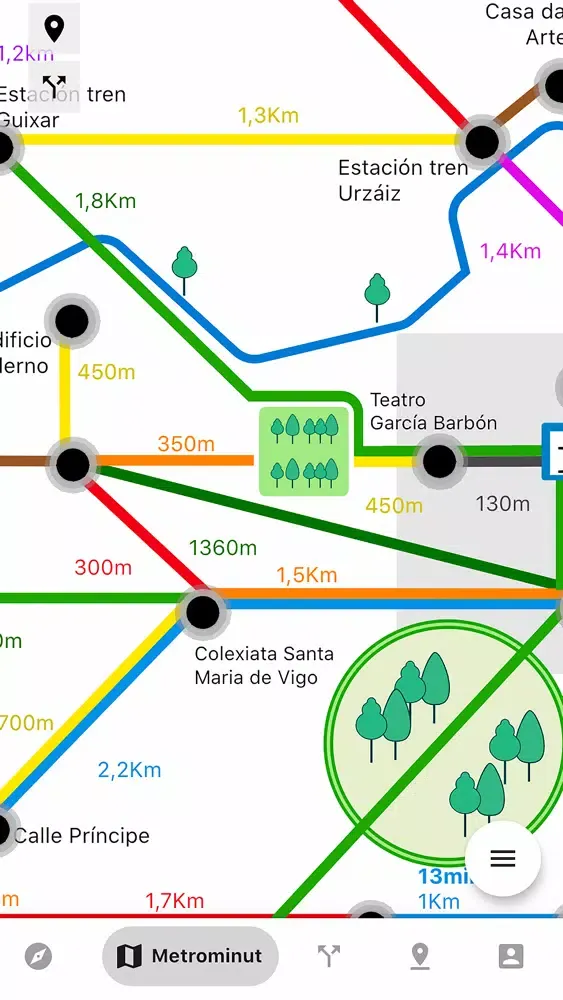 ภาพหน้าจอของ Metrominuto Vigo