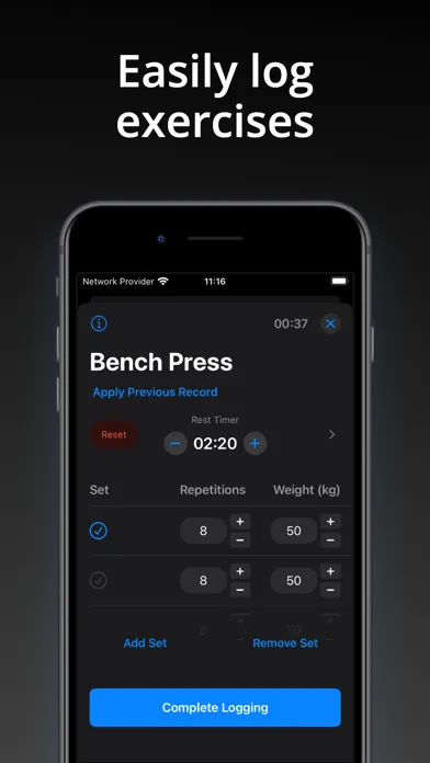 ภาพหน้าจอของ Fit Records: Gym Workout Log