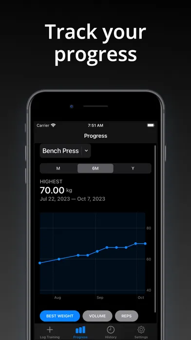 ภาพหน้าจอของ Fit Records: Gym Workout Log